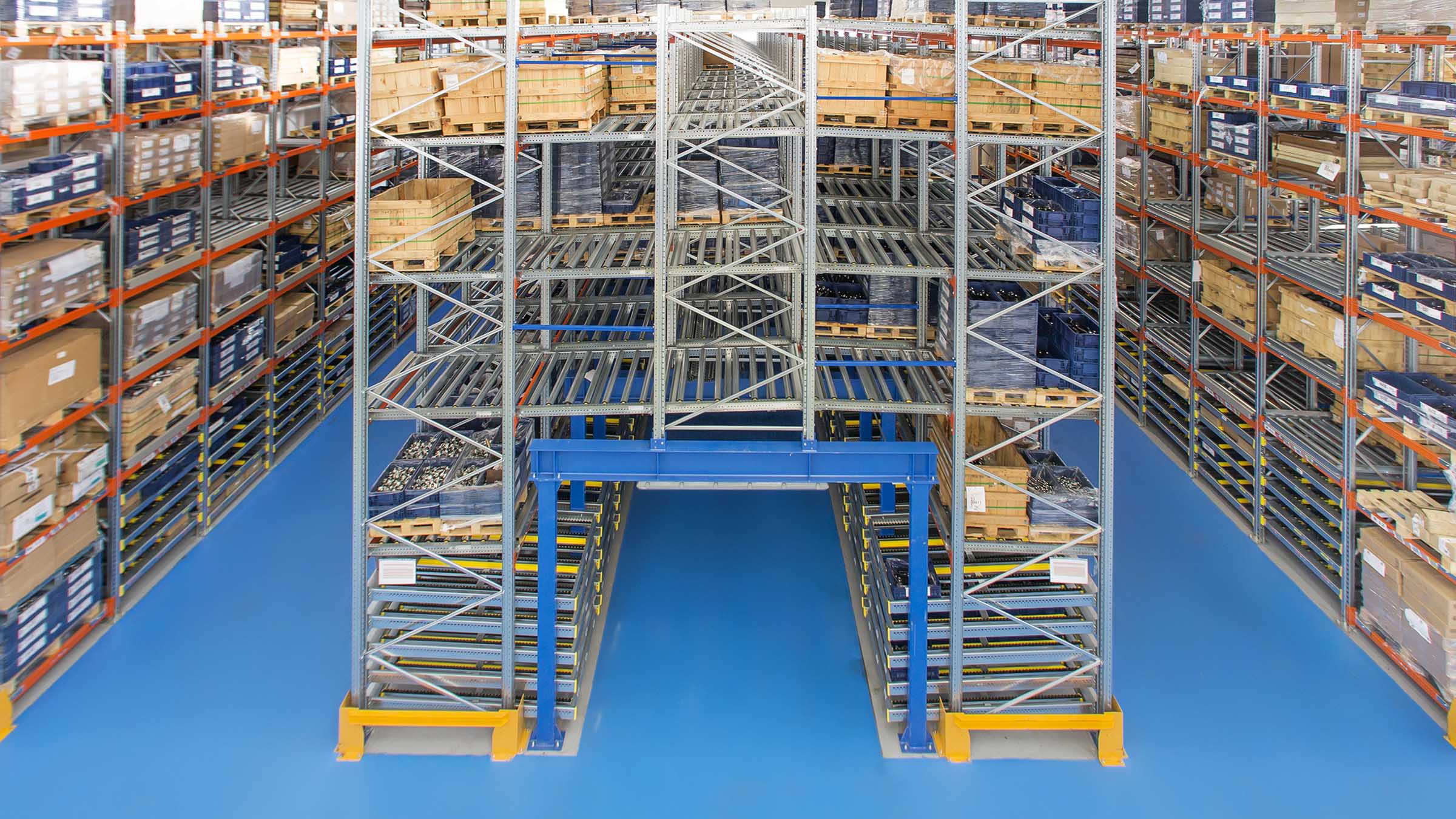 Push Back Racking System